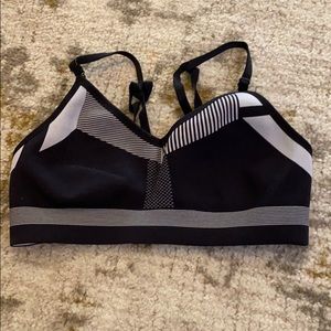 Nike black and grey sports bra size S